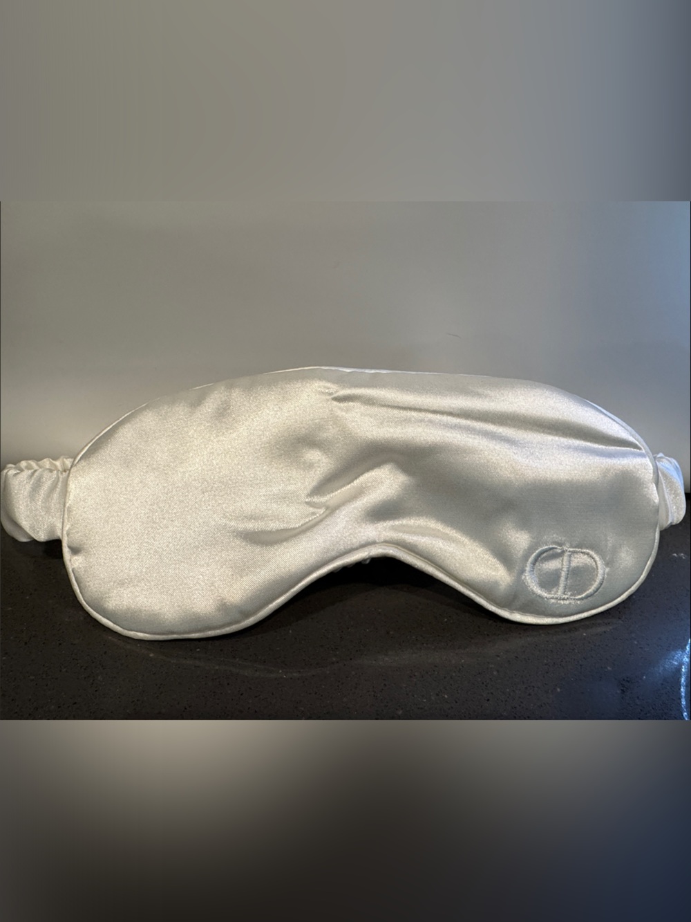 Dior Satin Eye Sleeping Mask in Shimmering White